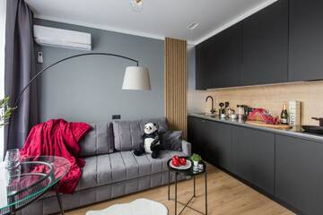 Loft 448, с видом на сад в Апартаментах Апарт-отель Sky Garden